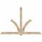 Ekena Millwork Redmond Rough Sawn Timber Gable Bracket, Douglas Fir, 108"W x 72"H x 6"D x 6"F, 16/12 Pitch GBW108X72X0606RED00RDF - alternate 1